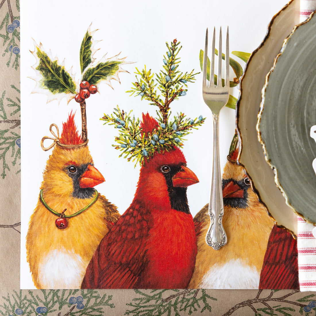 Paper Placemat Pad - Cardinal Party