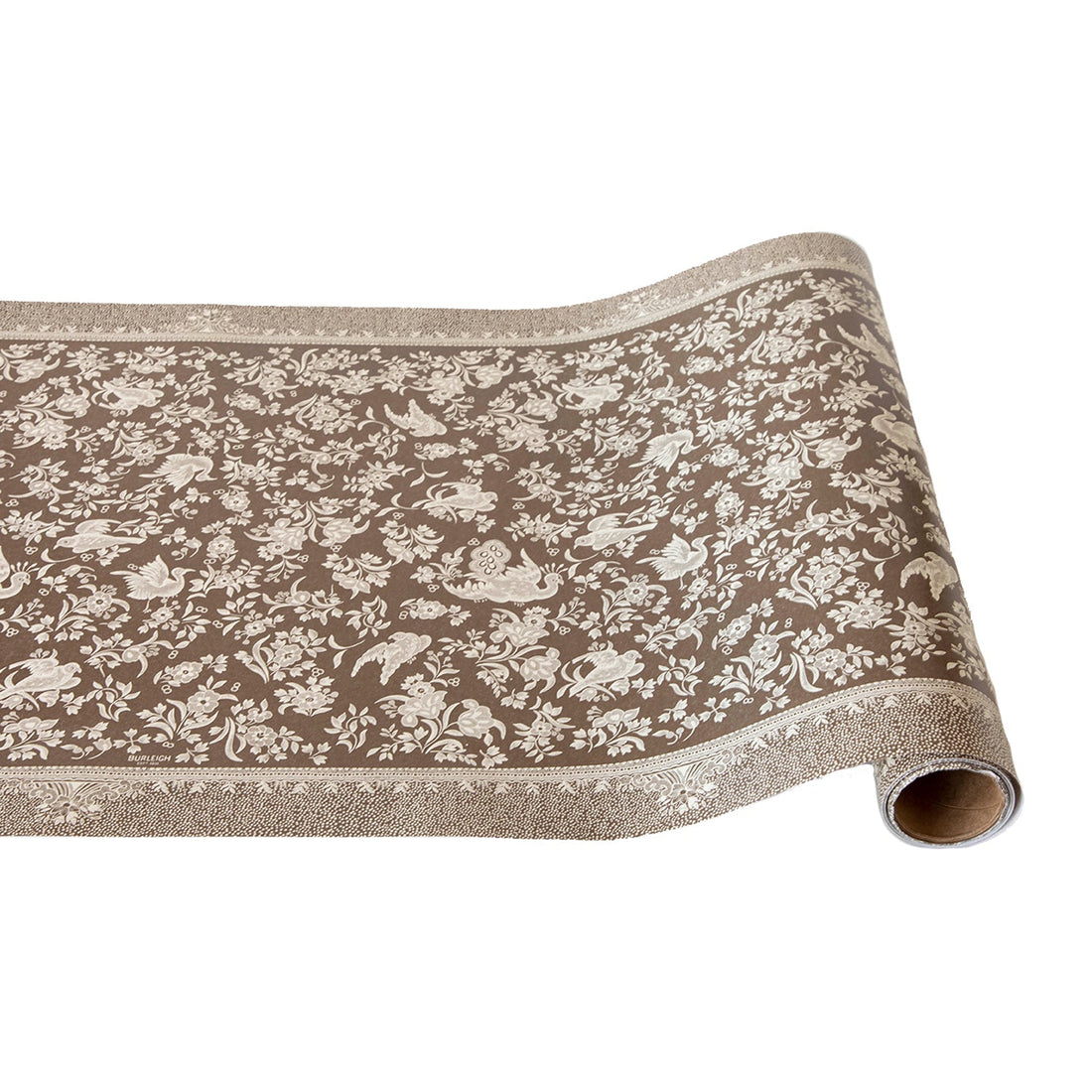 20"x25' Paper Table Runner - Brown Regal Peacock