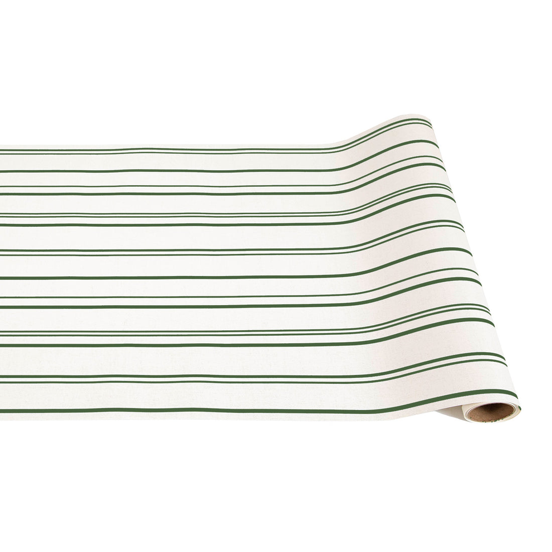 Paper Table Runner - Antique Green Stripe - 20" x 25'
