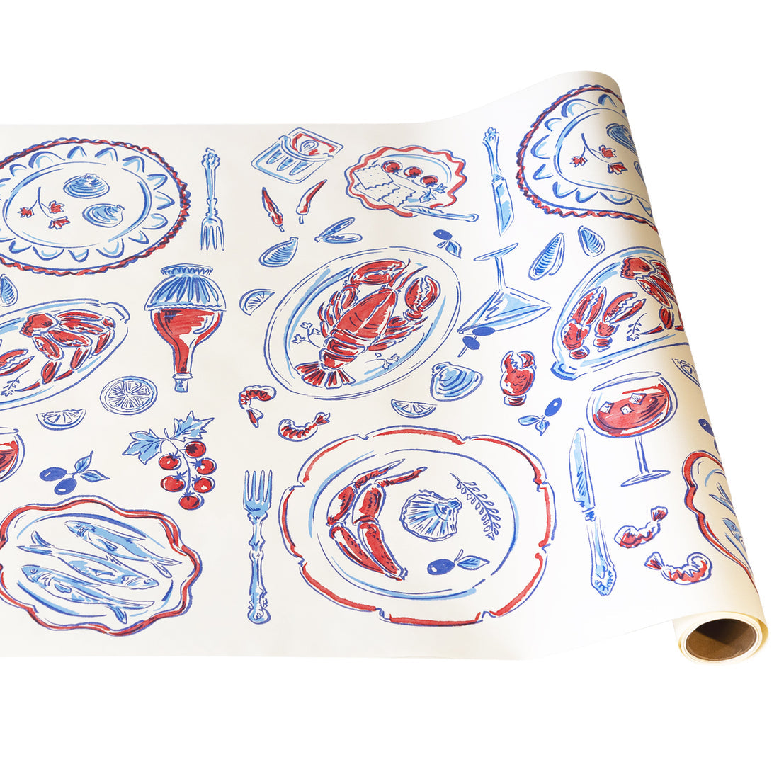 Paper Table Runner - Seaside Party - 30"x25'