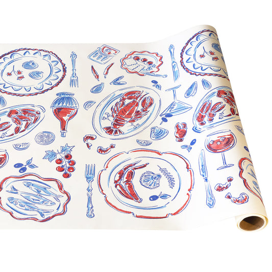 Paper Table Runner - Seaside Party - 30"x25'