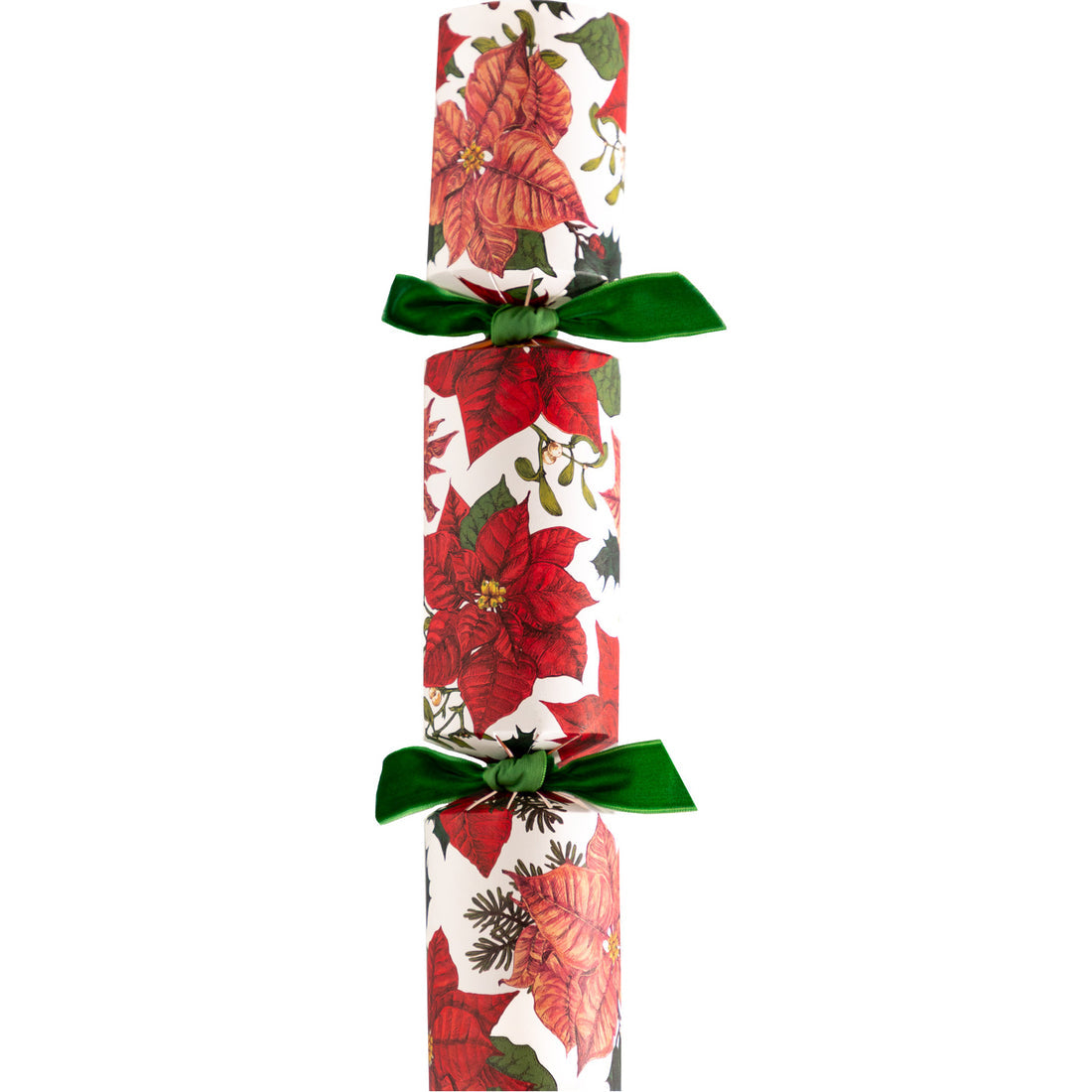 Festive Holiday Cracker Set of 6 - Poinsettia