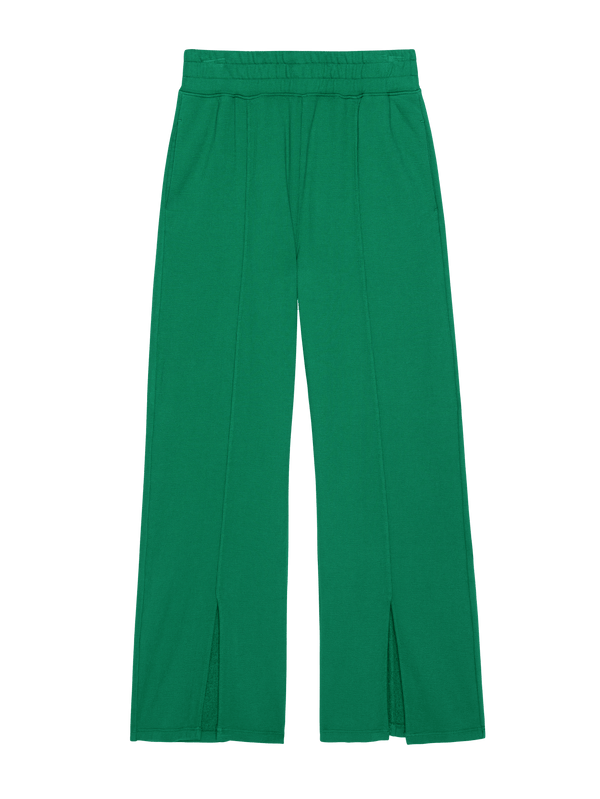 Lincoln Front Slit Pant - Verdant Green