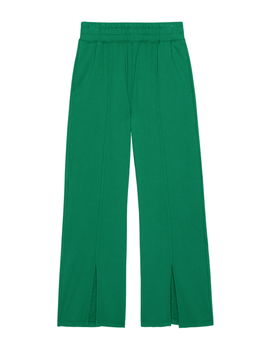 Lincoln Front Slit Pant - Verdant Green