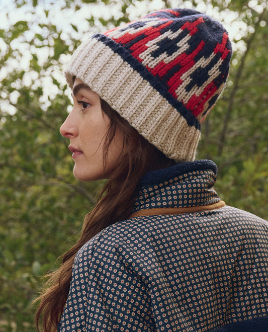 The Nordic Beanie - Glacier Fair Isle