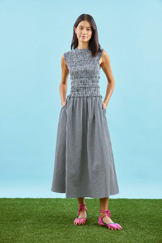 Louise Dress - Black & White