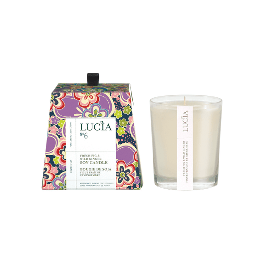 Lucia N°6 - Fresh Fig & Wild Ginger Soy Candle