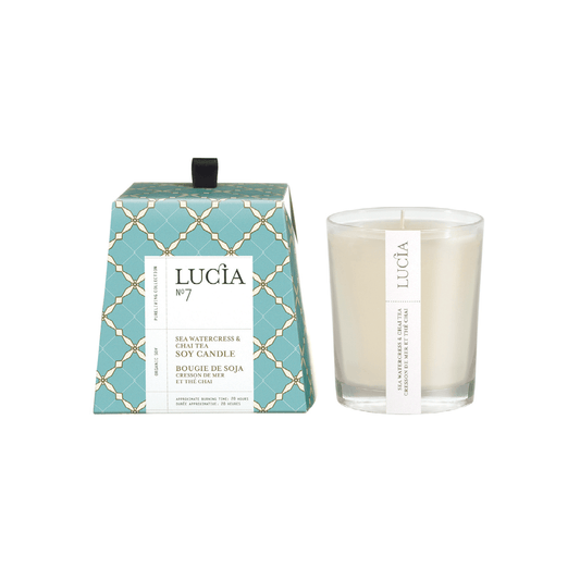 Lucia N°7 - Sea Watercress & Chai Tea Soy Candle