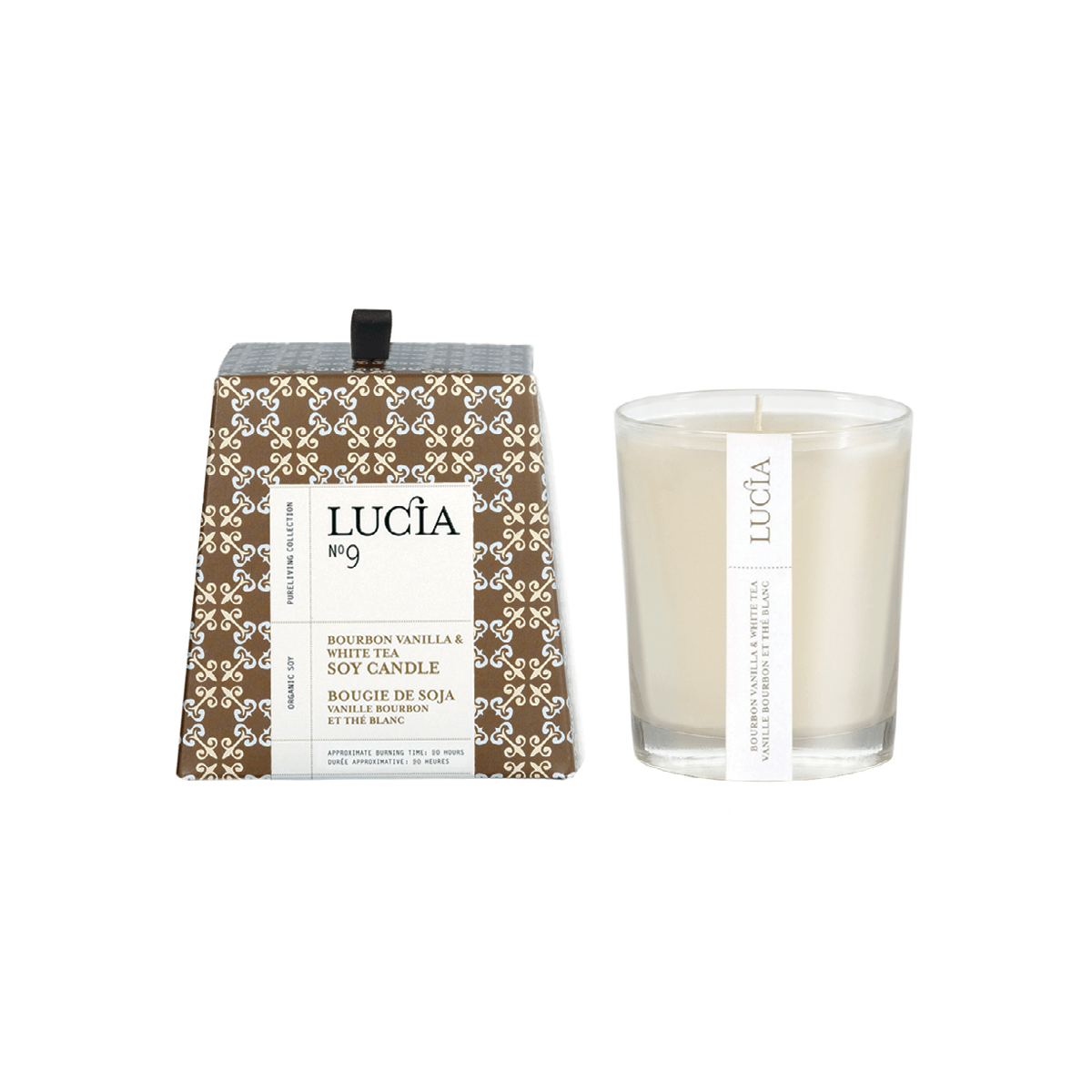 Lucia N°9 - Bourbon Vanilla & White Tea Soy Candle