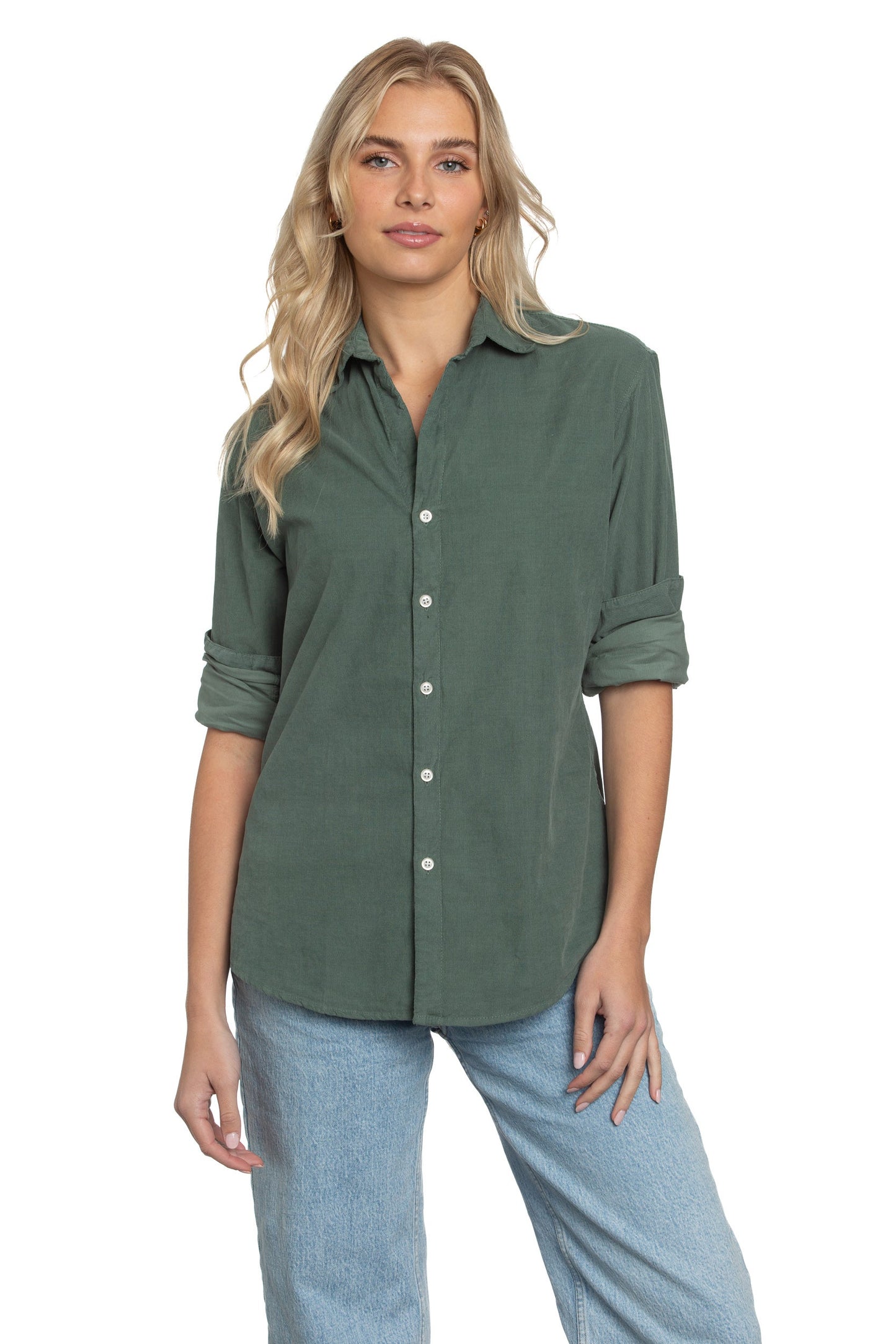 Summerland Cord Shirt - Moss