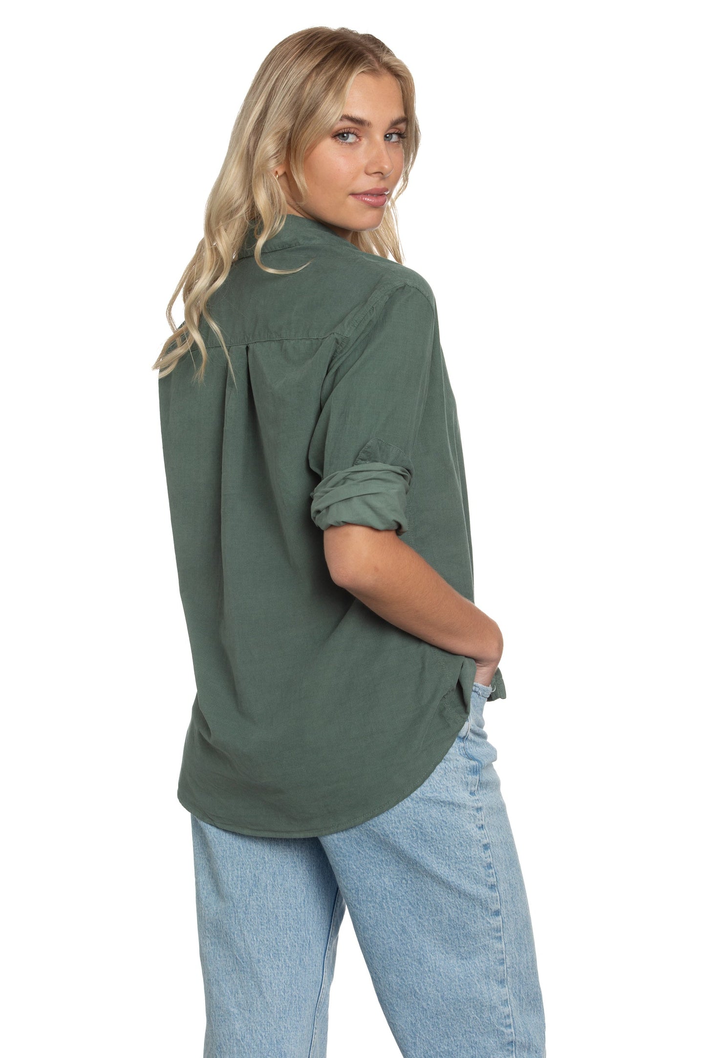 Summerland Cord Shirt - Moss