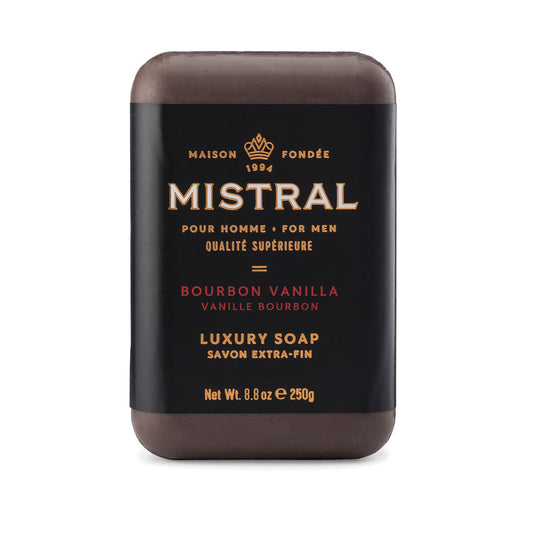 250g Men's Bar Soap - Bourbon Vanilla