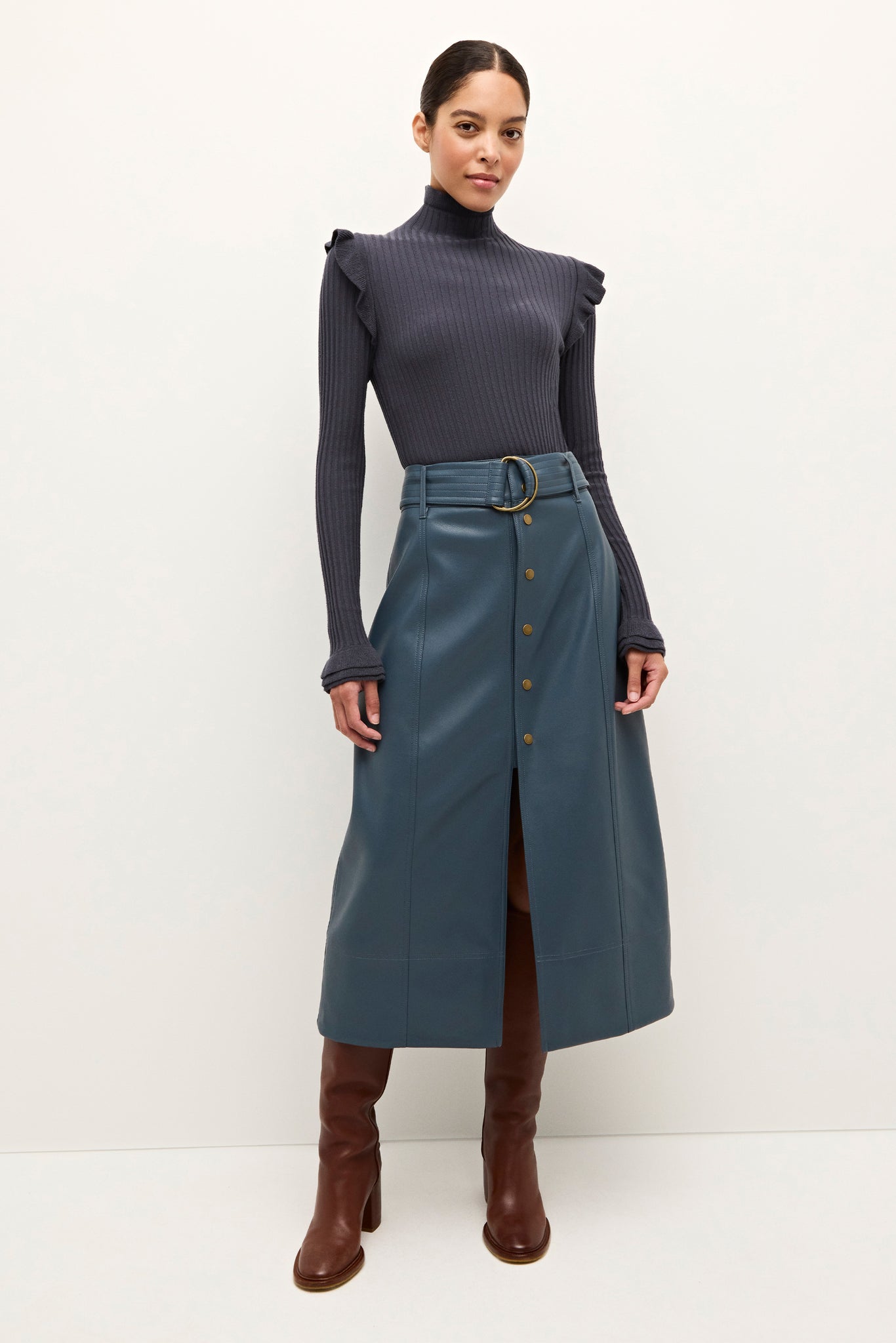 Chelsea Skirt - Space Blue