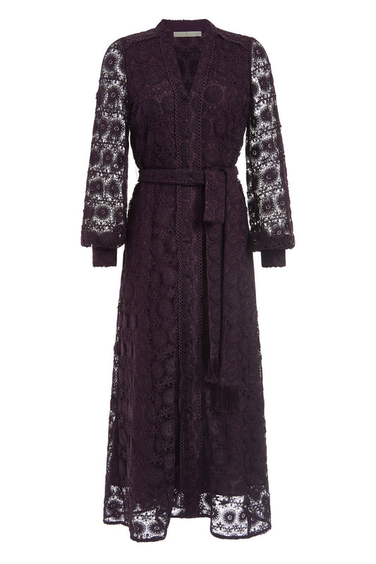 Priscilla Dress - Plum