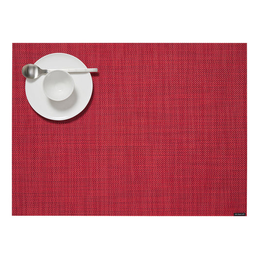 Chilewich - Mini Basketweave Placemat - Scarlet
