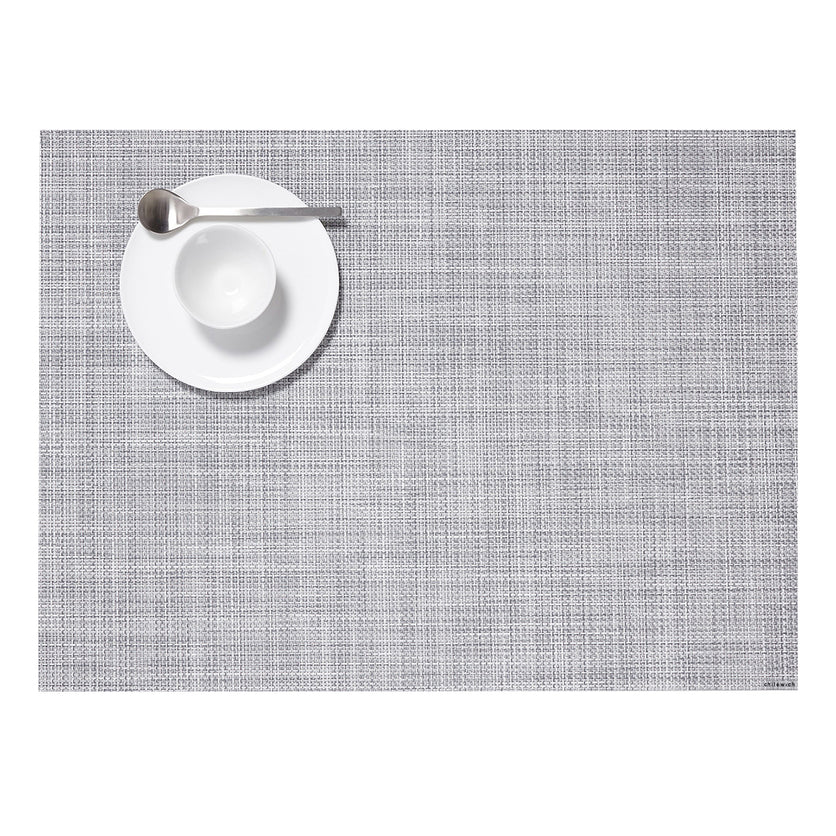 Chilewich - Mini Basketweave  Table Mat 14"x19" - Mist