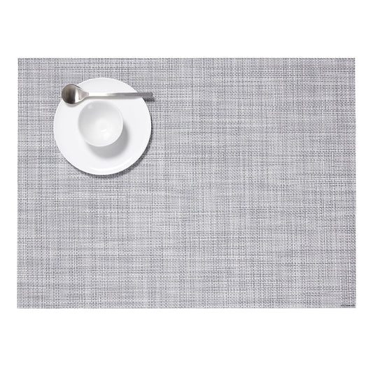 Chilewich - Mini Basketweave  Table Mat 14"x19" - Mist