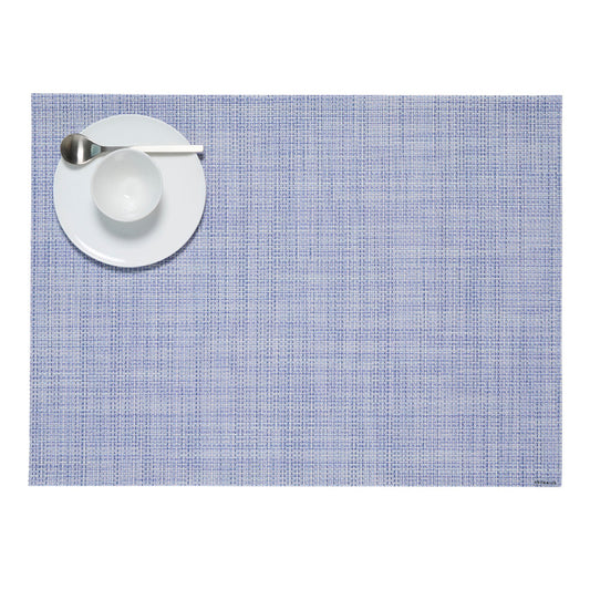 Chilewich - Mini Basketweave Table Mat 14"x19" -  Periwinkle