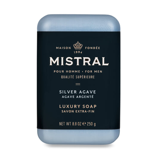250g Men's Bar Soap - Silver Agave