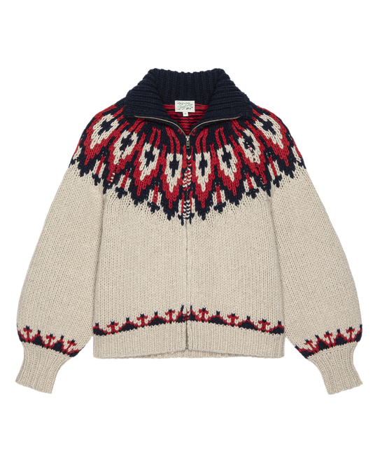 The Nordic Sweater - Glacier Fair Isle