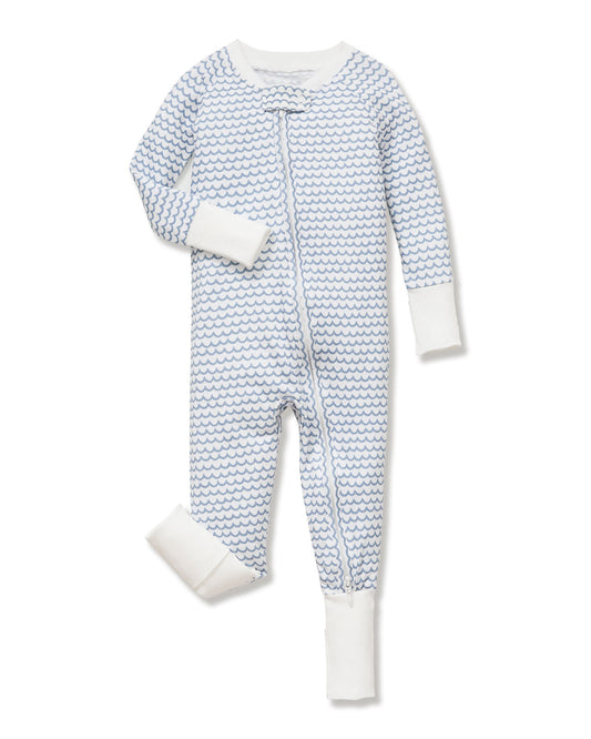 Baby's Pima Peekaboo Romper - La Mer