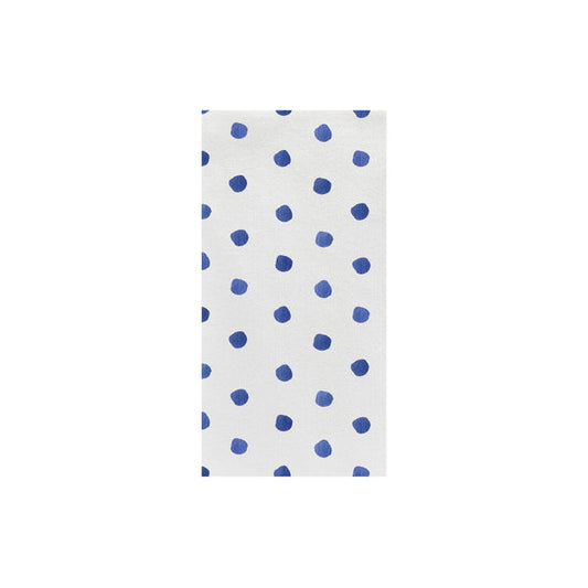 Guest Towels - Blue Dot (Pack of 20)