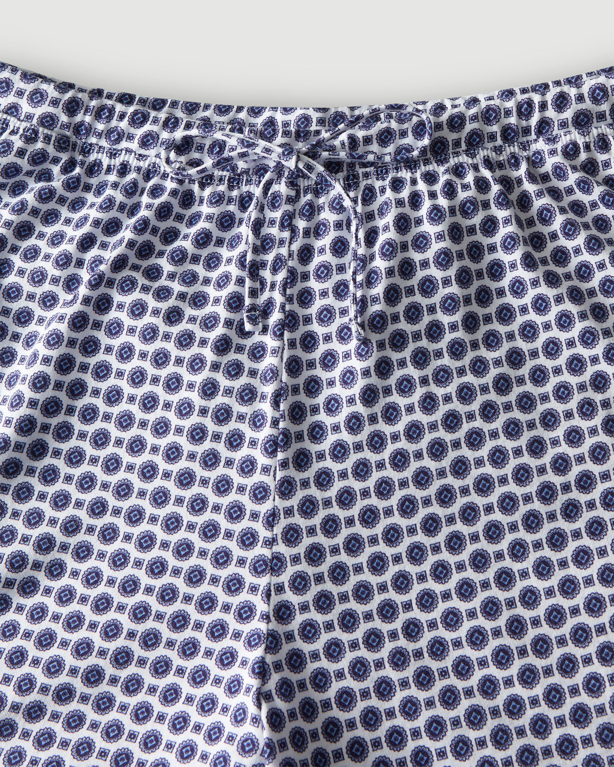 The Olivia Short Set - Navy/White Foulard