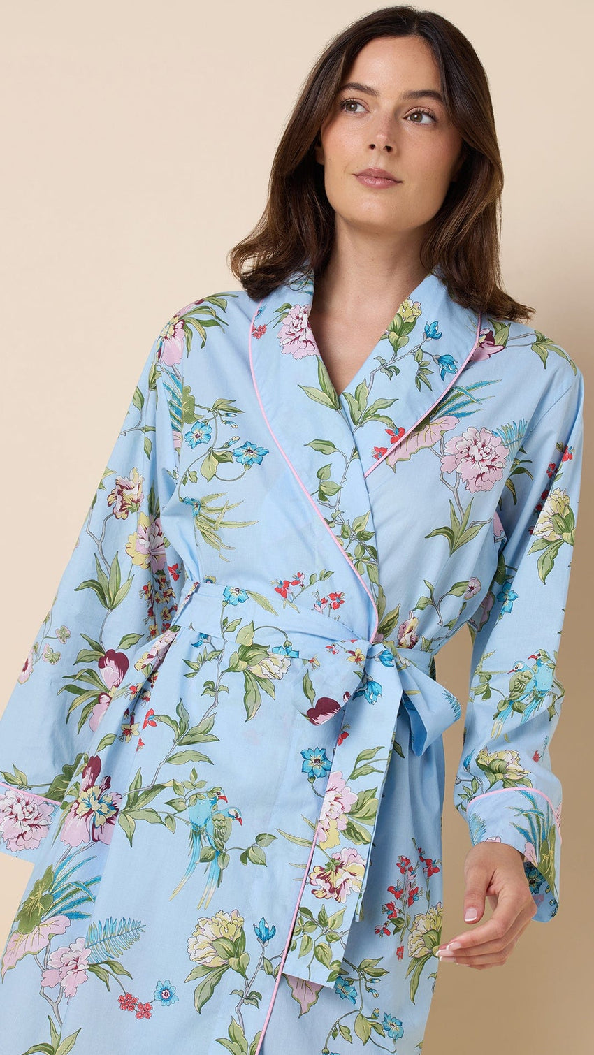 Perch and Bloom Luxe Pima Shawl Robe