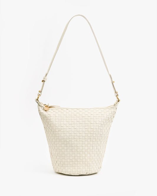 Petite Jeanne - Cream Woven Checker
