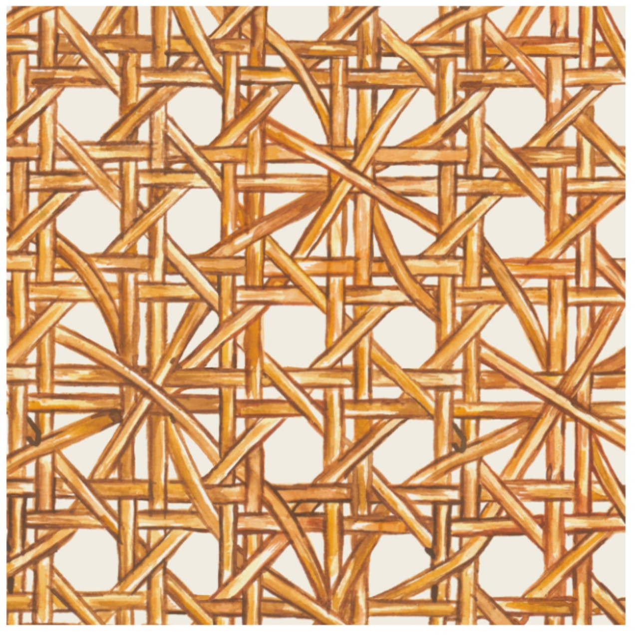 Cocktail Napkins - Rattan Weave
