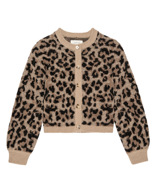 The Windsor Cardigan - Leopard