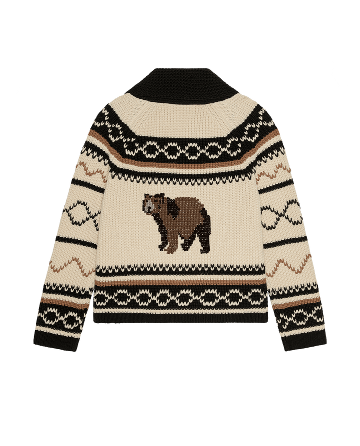 The Bear Lodge Cardigan - Black