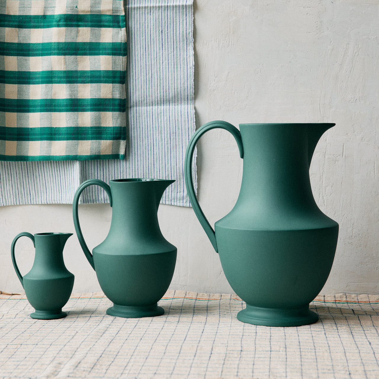 Small Toulouse Pitcher No 1 - Verdant Green