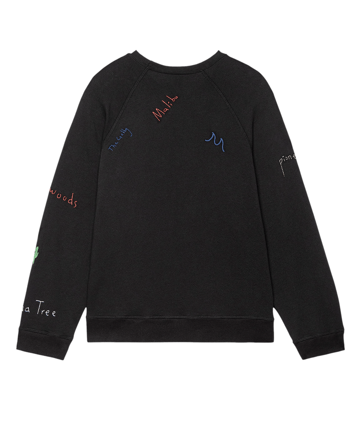 The Slouch Sweatshirt w/Golden State Embroidery - Almost Black