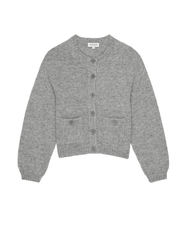 Tessa Cardigan - Heather Dove Gray