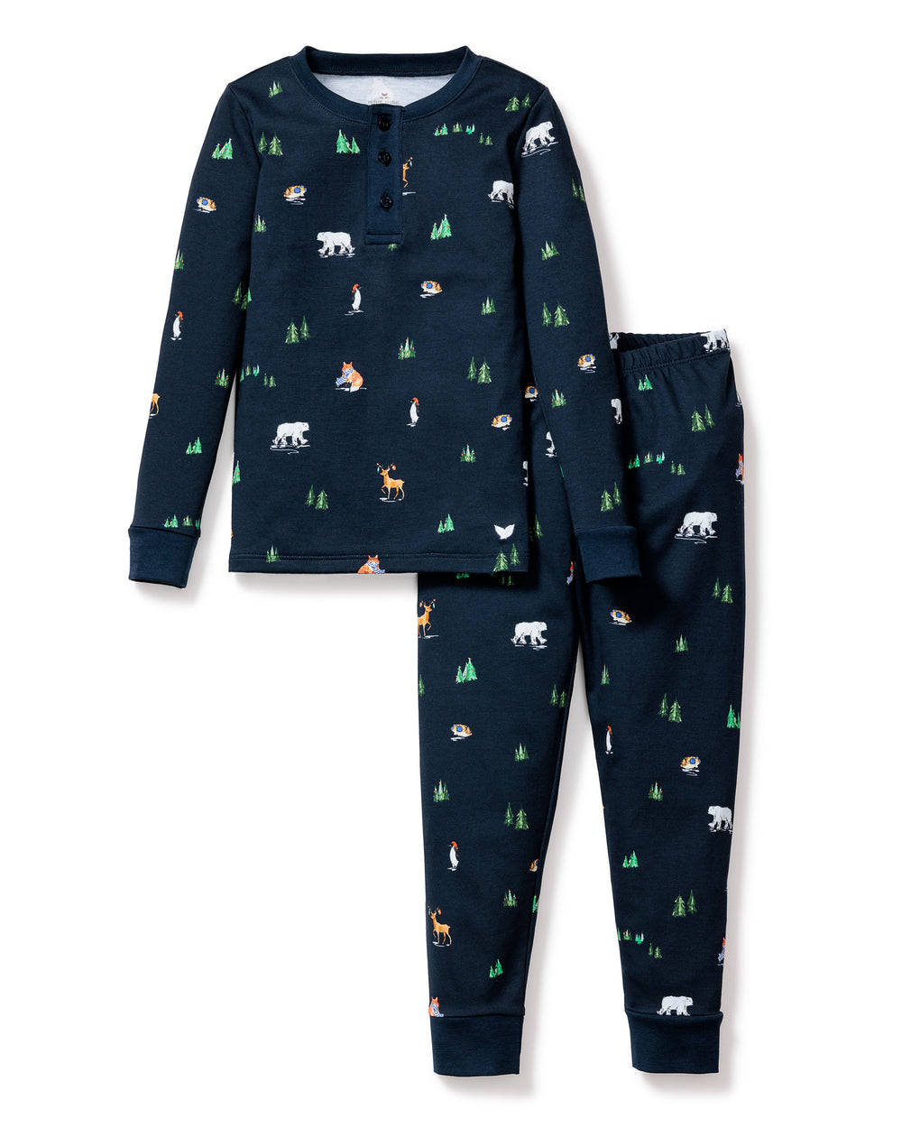 Arctic Antics Pima Snug Fit Pajama Set