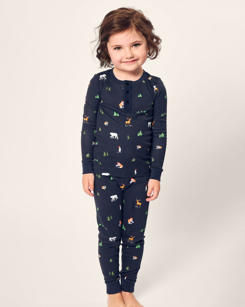 Arctic Antics Pima Snug Fit Pajama Set