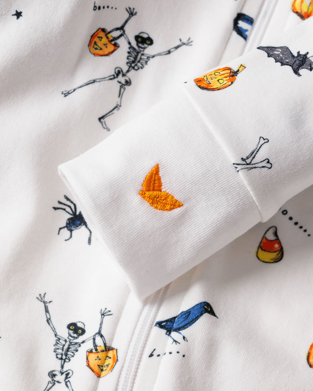 Trick-Or-Treat Twill Baby Romper