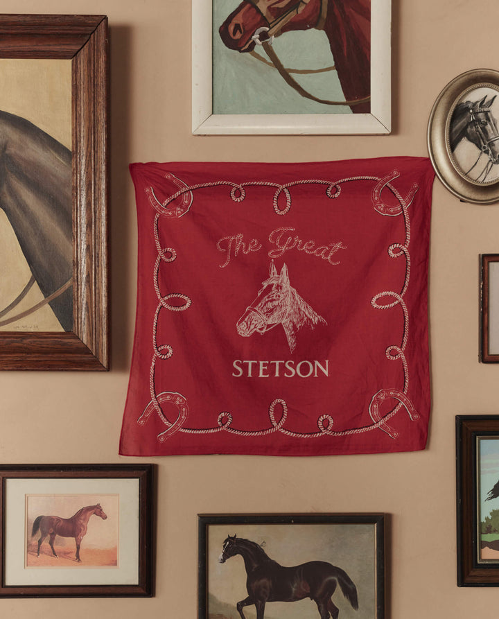 The Stetson Western Bandana - Red
