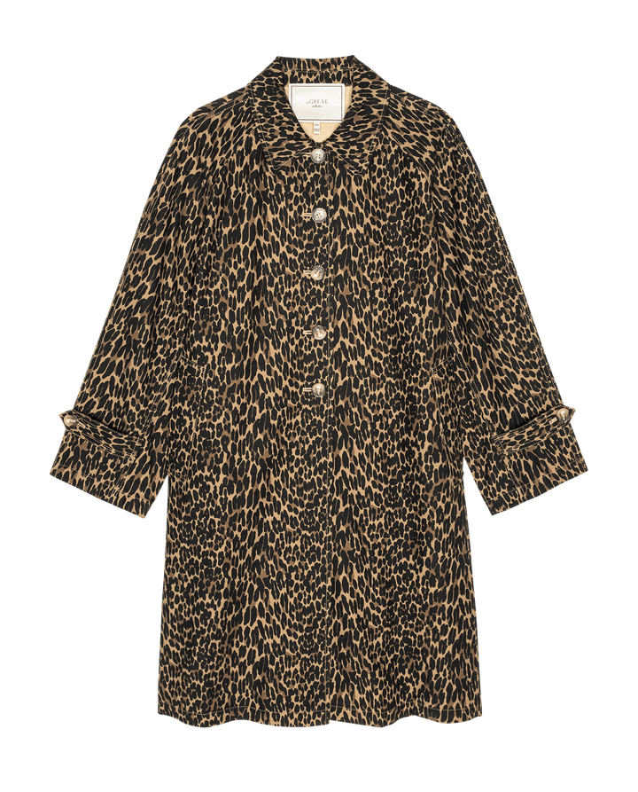 The Trench Coat -  Dark Leopard