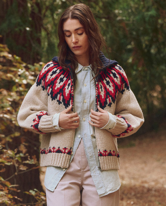 The Nordic Sweater - Glacier Fair Isle
