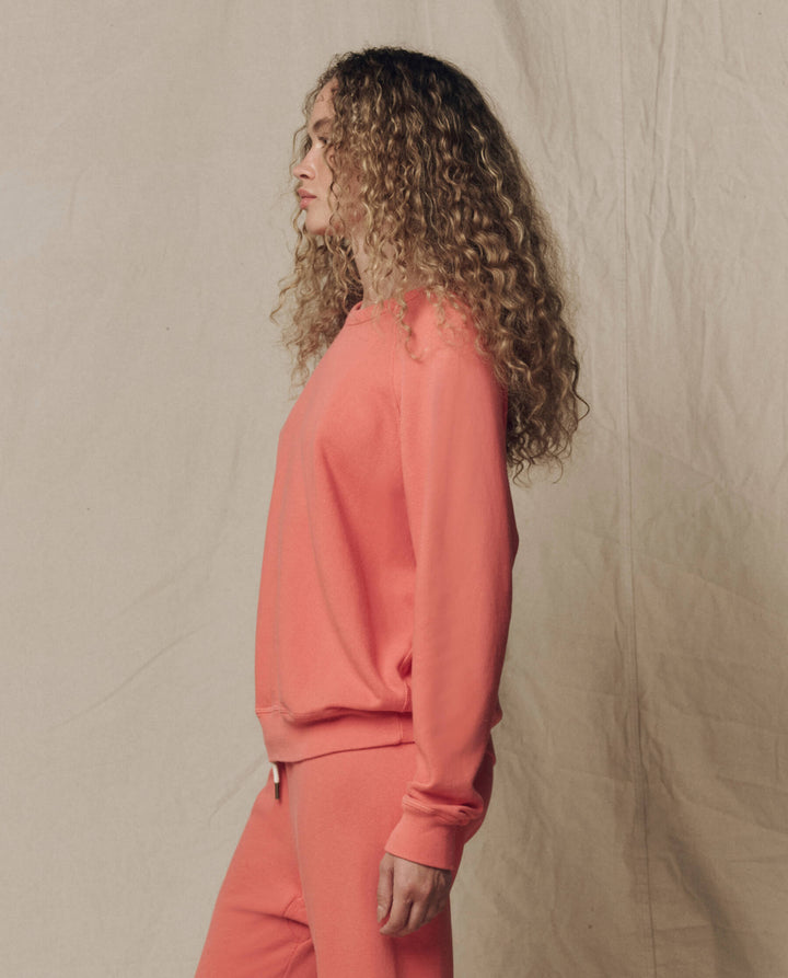The College Sweatshirt - Guava