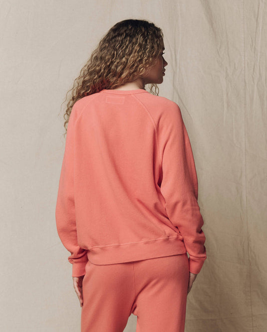 The College Sweatshirt - Guava