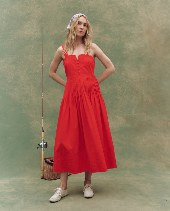 The Day Break Dress - Hot Red