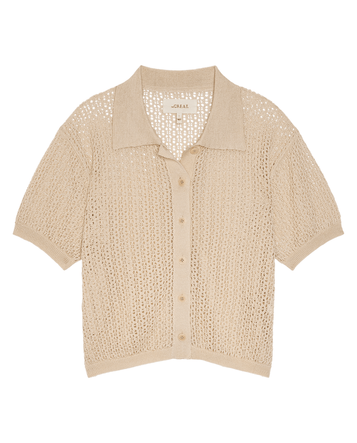 The Crochet Polo - Natural