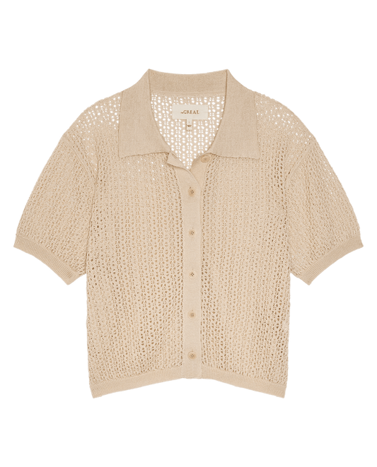 The Crochet Polo - Natural