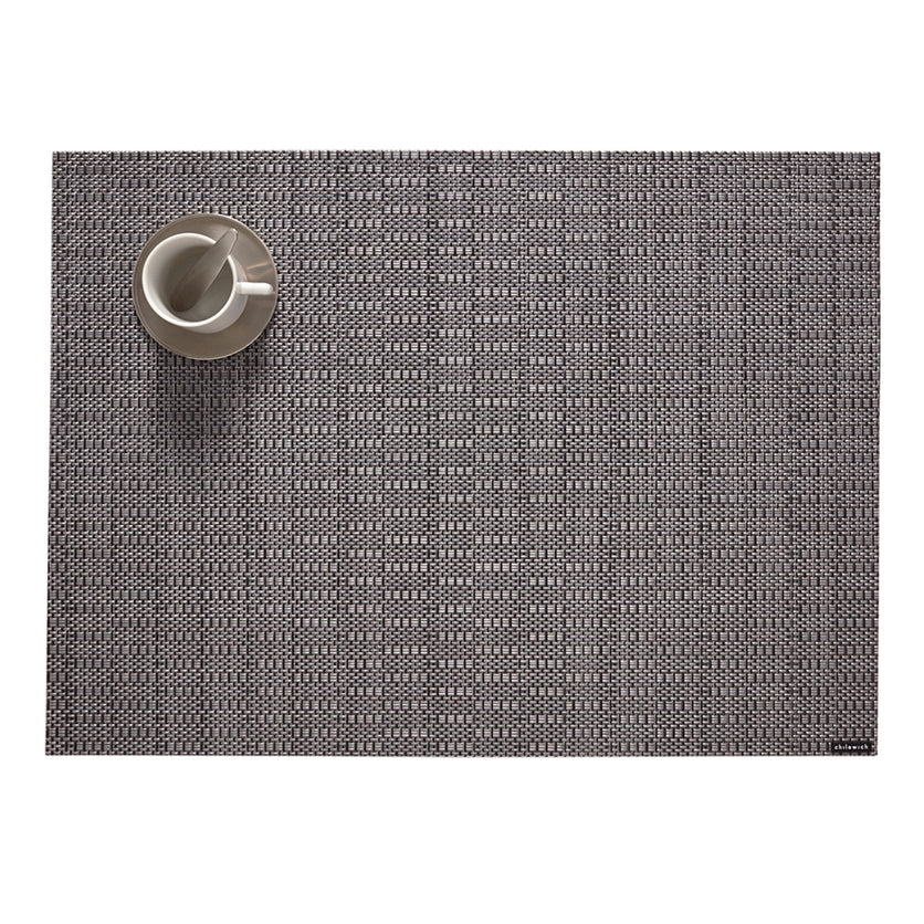 Chilewich - Thatch Placemat - Pewter - 14"x19"