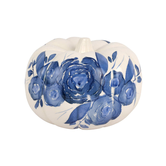 Camellia Figural Pumpkin - Blue