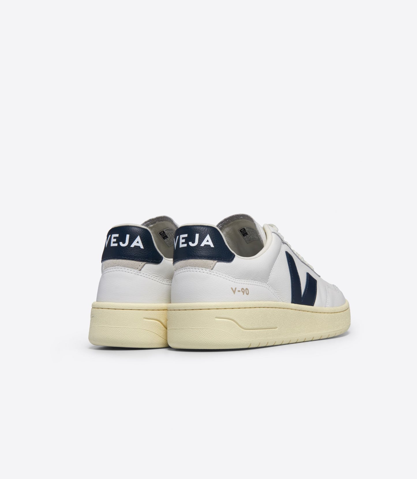 V-90 Leather Sneaker - White/Nautico