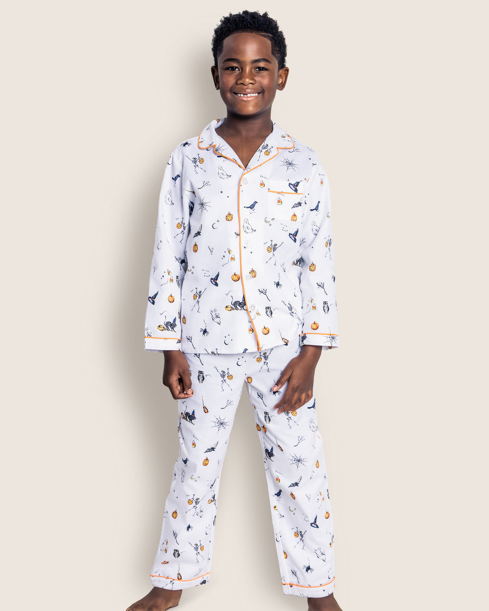 Trick-Or-Treat Twill Pajama set